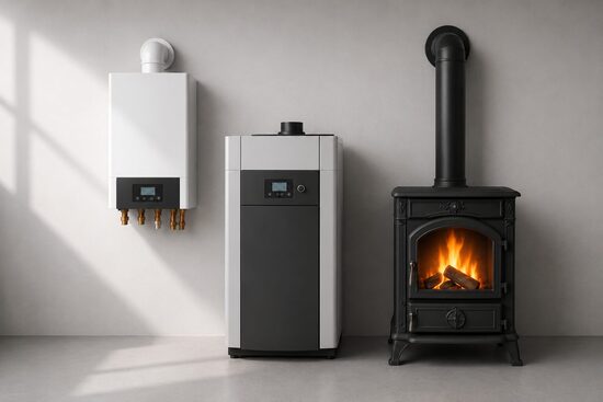 HEATING BOILERS, CAST IRON STOVES
